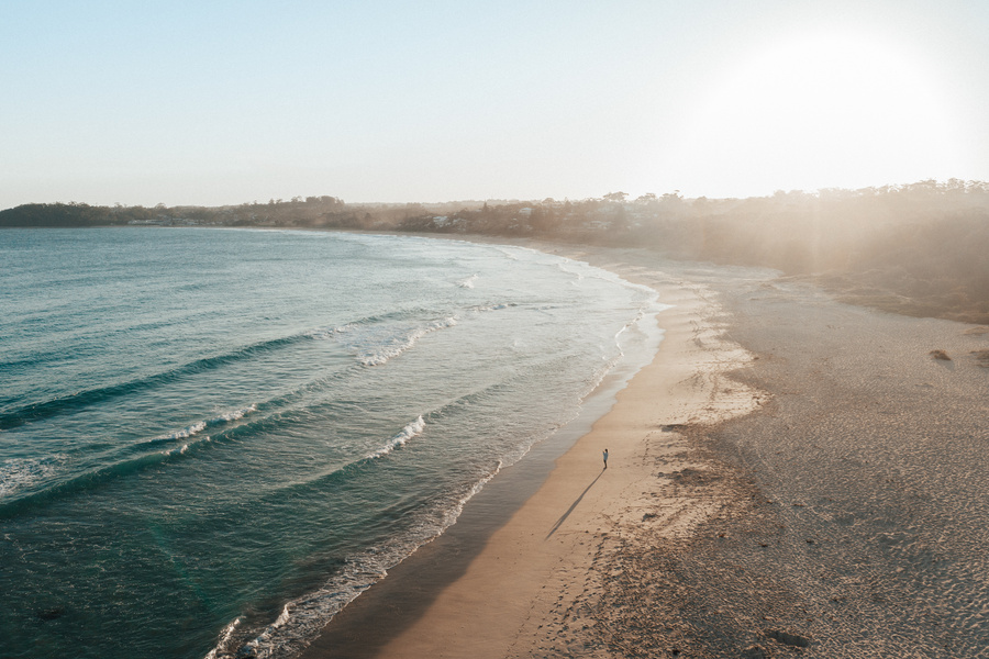 Aerial View of the Beach